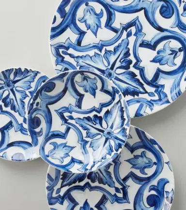 Dolce & Gabbana Casa Set of 2 porcelain dessert plates | Thumbnail 3