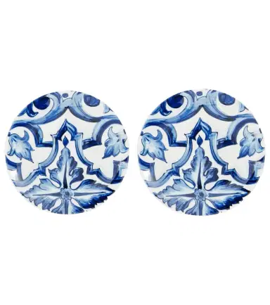 Dolce & Gabbana Casa Set of 2 porcelain dessert plates | Thumbnail 1