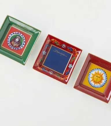 Dolce & Gabbana Casa Carretto set of 3 decorative trays | Thumbnail 2