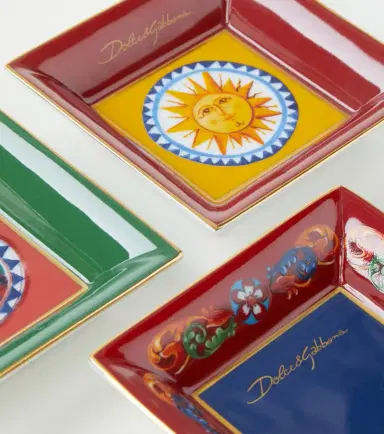 Dolce & Gabbana Casa Carretto set of 3 decorative trays | Thumbnail 3