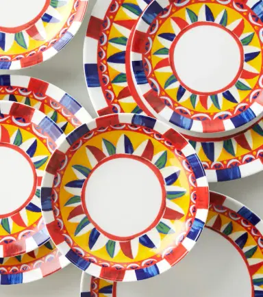 Dolce & Gabbana Casa Set of 2 porcelain dinner plates | Thumbnail 2 Dolce & Gabbana Casa Set of 2 porcelain dinner plates | Thumbnail 2
