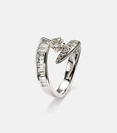 Bucherer Fine Jewellery Inner Fire 18kt white gold ring with diamonds | Thumbnail 4