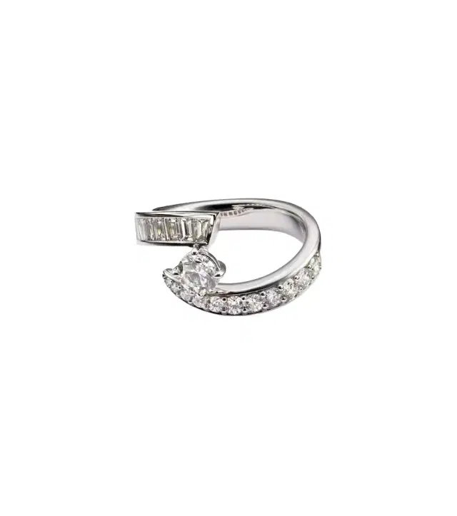 Bucherer Fine Jewellery Inner Fire 18kt white gold ring with diamonds