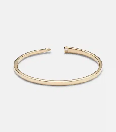 Bucherer Fine Jewellery Inner Fire 18kt gold bangle with diamonds | Thumbnail 2
