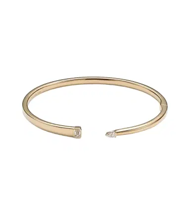 Bucherer Fine Jewellery Inner Fire 18kt gold bangle with diamonds | Thumbnail 1