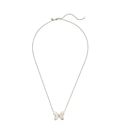 Sydney Evan Butterfly 14kt gold necklace with diamonds | Thumbnail 1