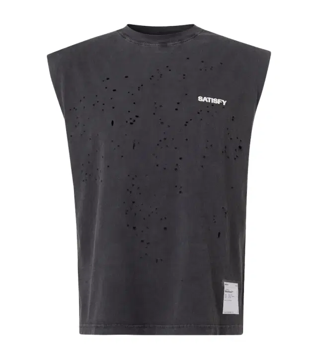 Satisfy othTech uscle distressed cotton T-shirt
