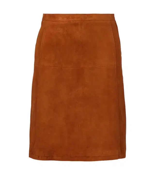Versace Suede midi skirt