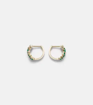 Sydney Evan x Wicked Emerald City 14kt gold earrings with gemstones | Thumbnail 3 Sydney Evan x Wicked Emerald City 14kt gold earrings with gemstones | Thumbnail 3