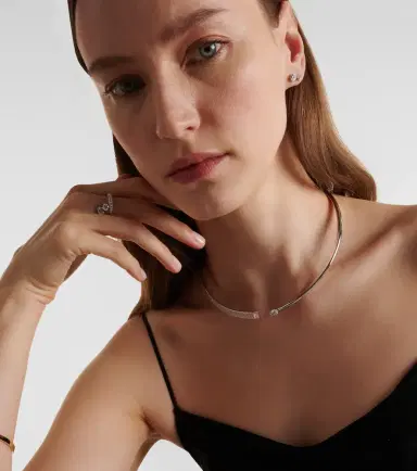 Bucherer Fine Jewellery Inner Fire 18kt white gold necklace with diamonds | Thumbnail 5 Bucherer Fine Jewellery Inner Fire 18kt white gold necklace with diamonds | Thumbnail 5