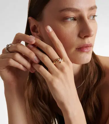 Bucherer Fine Jewellery Inner Fire 18kt gold ring with diamonds | Thumbnail 4