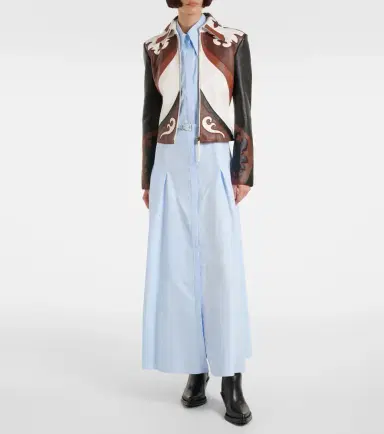 Gabriela Hearst Albie leather jacket | Thumbnail 6