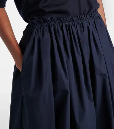 Gabriela Hearst Chiara cotton poplin midi skirt | Thumbnail 3