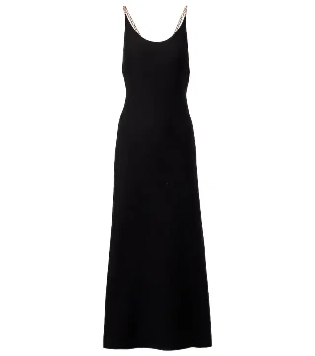 Gabriela Hearst Adeona chain-detail silk maxi dress