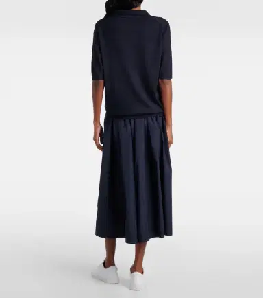 Gabriela Hearst Frank cashmere and silk polo shirt | Thumbnail 3