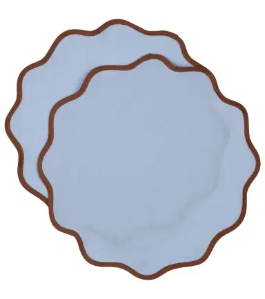 La DoubleJ Rainbow Sky Cloud set of 2 placemats | Thumbnail 1