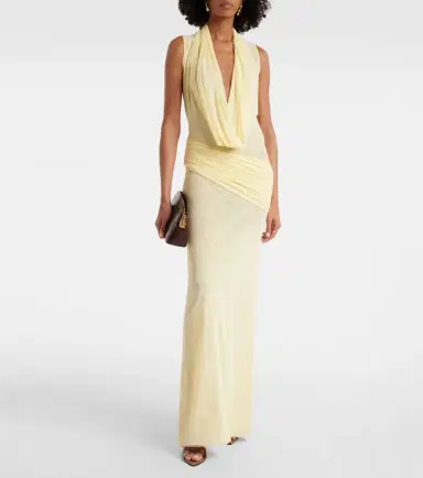 David Koma Semi-sheer gown | Thumbnail 3