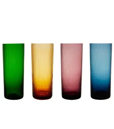 La DoubleJ Misty Rainbow Mix set of 4 tumblers | Thumbnail 1