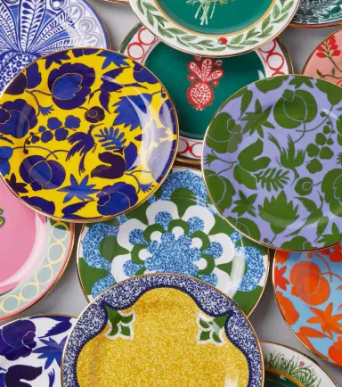 La DoubleJ Libellula set of 6 dessert plates | Thumbnail 2