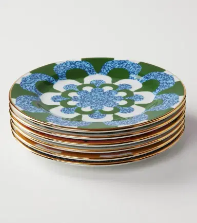 La DoubleJ Libellula set of 6 dessert plates | Thumbnail 3