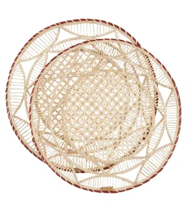 La DoubleJ Sol Brick set of 2 woven placemats | Thumbnail 1