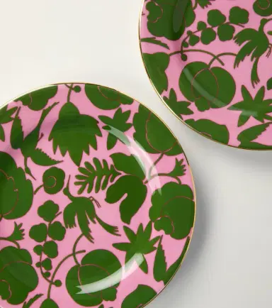 La DoubleJ Wildbird set of 2 dessert plates | Thumbnail 3