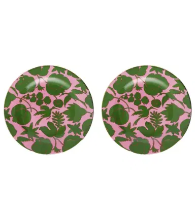 La DoubleJ Wildbird set of 2 dessert plates | Thumbnail 1