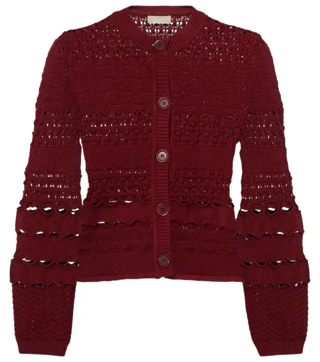 Elie Saab Crochet cardigan