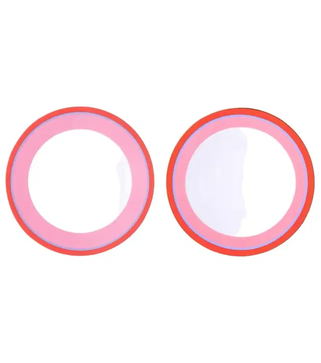 La DoubleJ Rainbow Rosa set of 2 soup and dinner plates