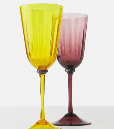 La DoubleJ Rainbow set of 8 wine glasses | Thumbnail 2