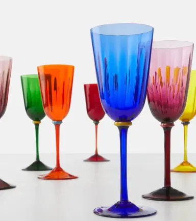 La DoubleJ Rainbow set of 8 wine glasses | Thumbnail 3