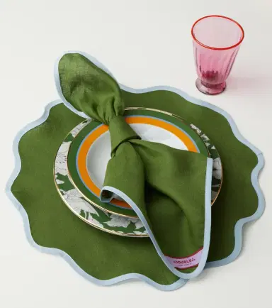 La DoubleJ Rainbow Bosco Cloud set of 2 placemats | Thumbnail 3