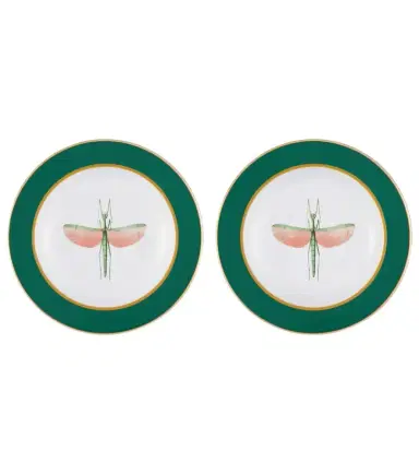 La DoubleJ Libellula set of 2 porcelain soup plates | Thumbnail 1