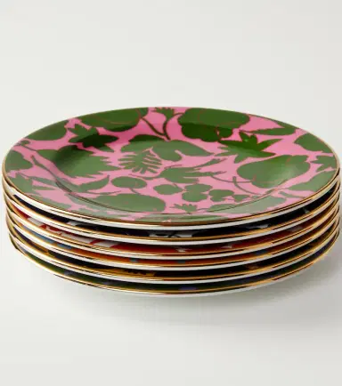 La DoubleJ Wildbird set of 6 dessert plates | Thumbnail 3