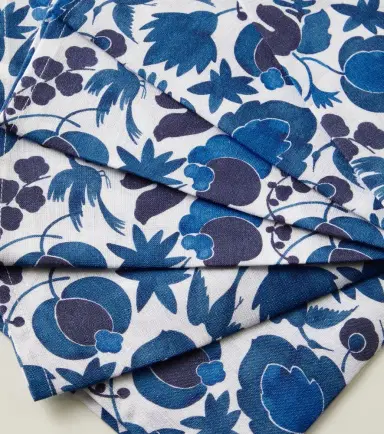 La DoubleJ Large set of 6 floral napkins | Thumbnail 5