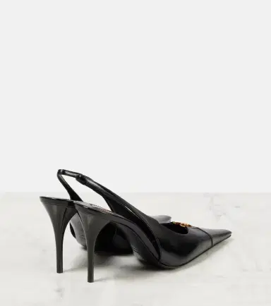 Saint Laurent Babylone Breteuil 90 leather slingback pumps | Thumbnail 3 Saint Laurent Babylone Breteuil 90 leather slingback pumps | Thumbnail 3