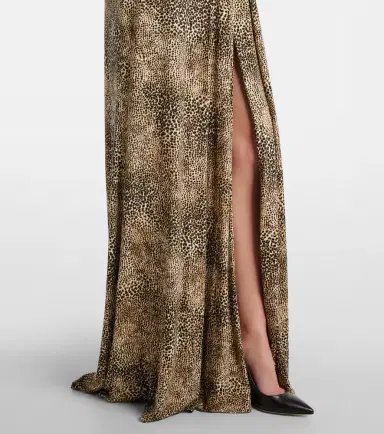 Elie Saab Animalier printed jersey gown | Thumbnail 5