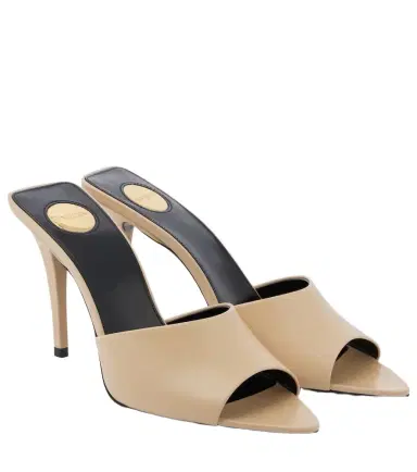 Saint Laurent Romy 90 leather mules | Thumbnail 1