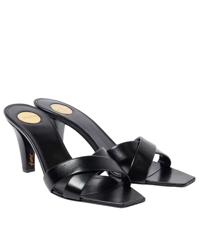 Saint Laurent Jill 75 leather mules
