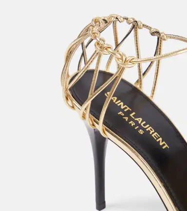 Saint Laurent Babylone 90 leather sandals | Thumbnail 4 Saint Laurent Babylone 90 leather sandals | Thumbnail 4