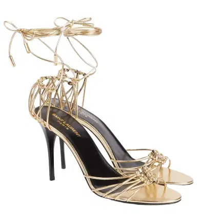 Saint Laurent Babylone 90 leather sandals | Thumbnail 1 Saint Laurent Babylone 90 leather sandals | Thumbnail 1