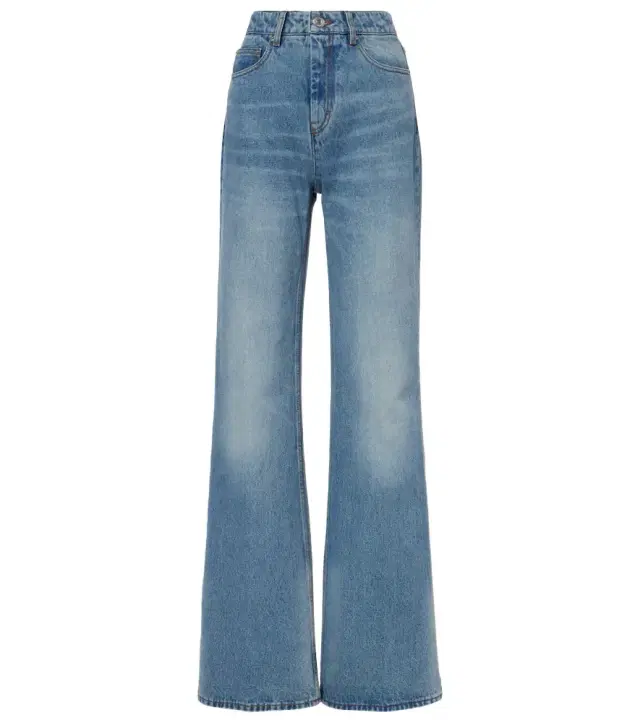 High-rise flared jeans