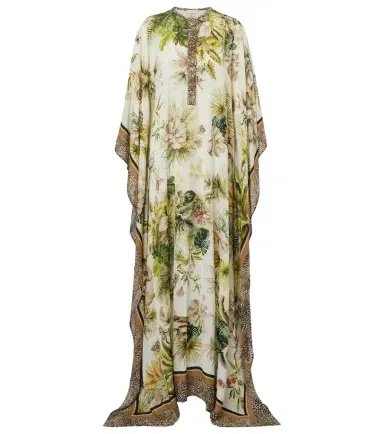 Elie Saab Savannah printed chiffon kaftan | Thumbnail 1