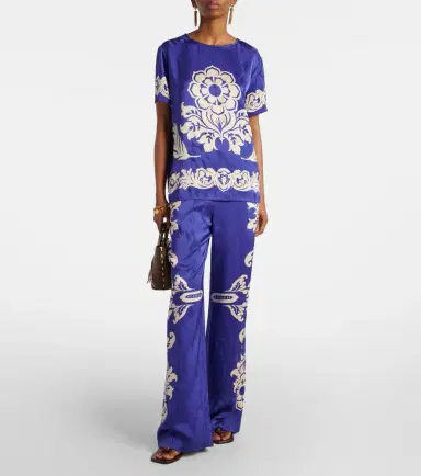 Etro Floral satin top | Thumbnail 2
