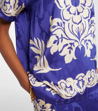 Etro Floral satin top | Thumbnail 5