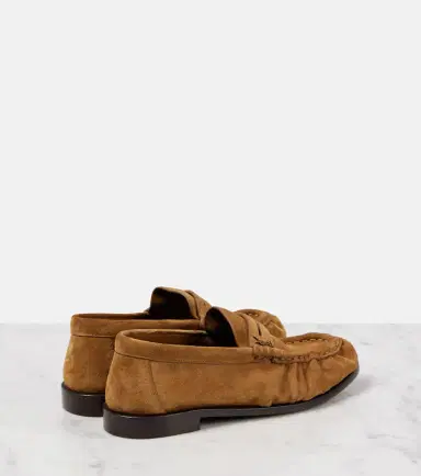Saint Laurent Le Loafer suede penny loafers | Thumbnail 5