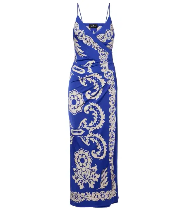 Etro Paisley printed maxi dress