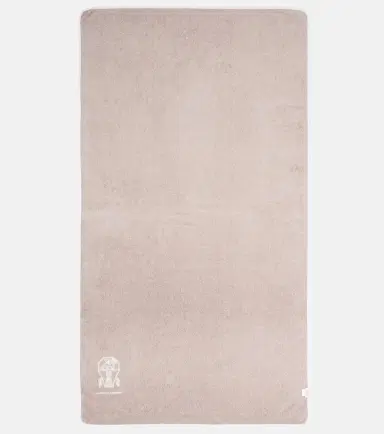 Brunello Cucinelli Logo cotton terry beach towel | Thumbnail 5