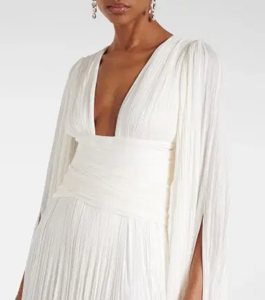 Maria Lucia Hohan Alana B plissé silk maxi dress | Thumbnail 7 Maria Lucia Hohan Alana B plissé silk maxi dress | Thumbnail 7