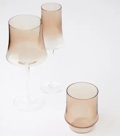 Brunello Cucinelli Set of 2 Murano glass red wine glasses | Thumbnail 4